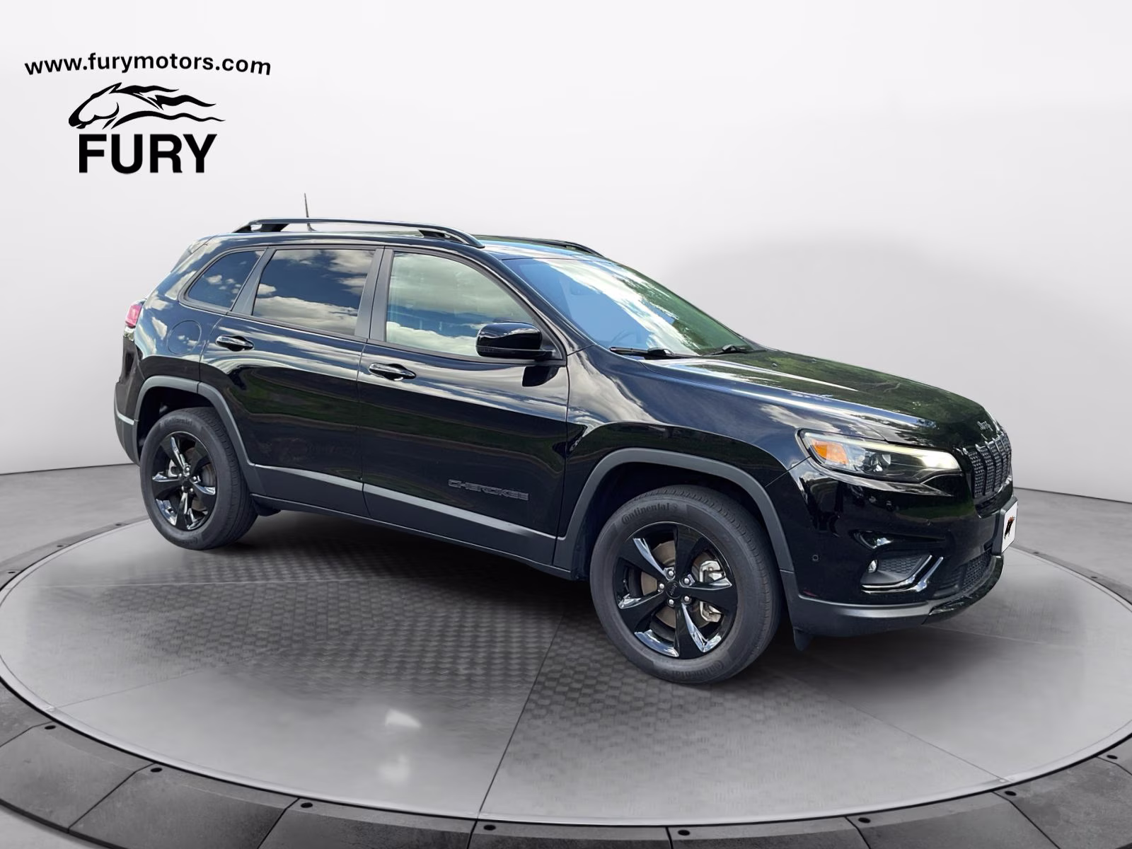 2023 Diamond Black Crystal Pearlcoat Jeep Cherokee Altitude 4X4 SUV