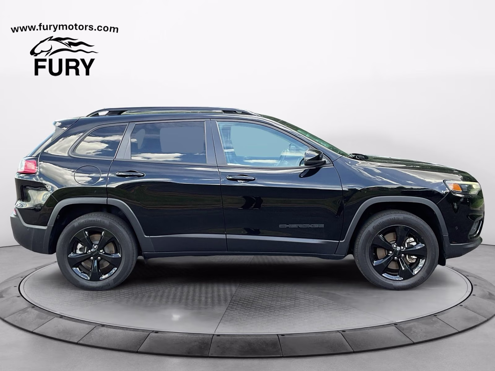2023 Diamond Black Crystal Pearlcoat Jeep Cherokee Altitude 4X4 SUV