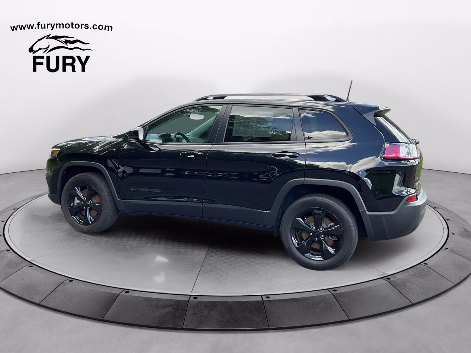 2023 Diamond Black Crystal Pearlcoat Jeep Cherokee Altitude 4X4 SUV