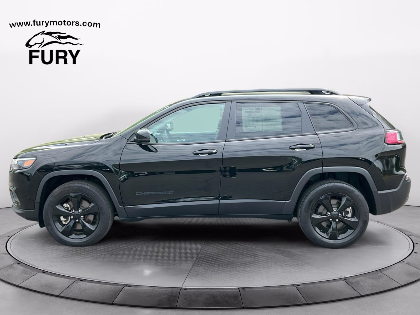 2023 Diamond Black Crystal Pearlcoat Jeep Cherokee Altitude 4X4 SUV