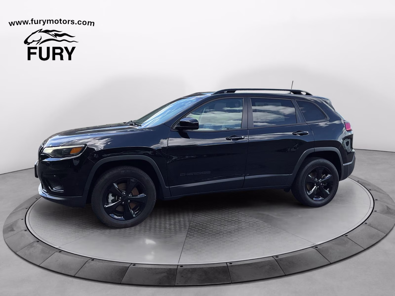2023 Diamond Black Crystal Pearlcoat Jeep Cherokee Altitude 4X4 SUV