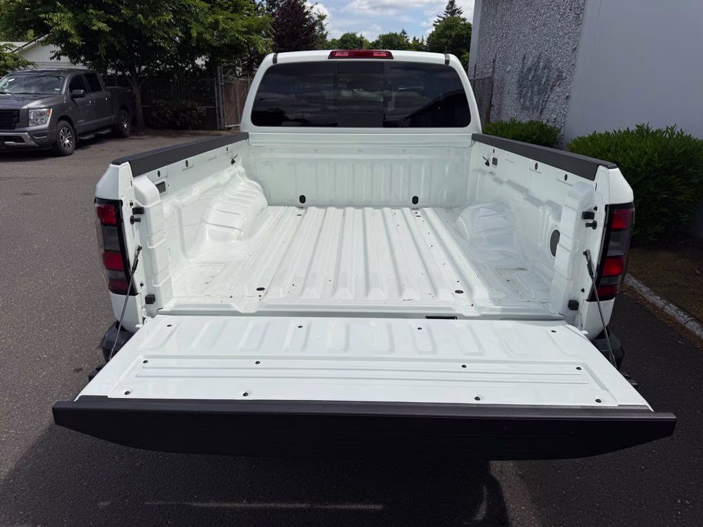 2026 Glacier White Nissan Frontier S 4X4 Truck
