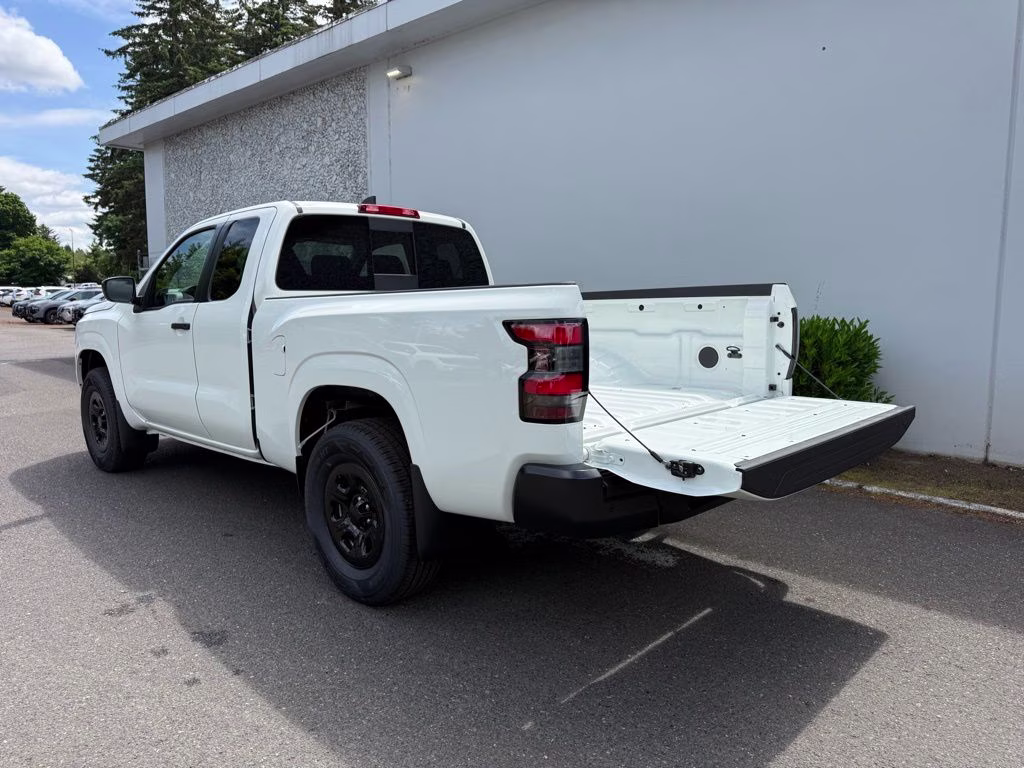 2026 Glacier White Nissan Frontier S 4X4 Truck