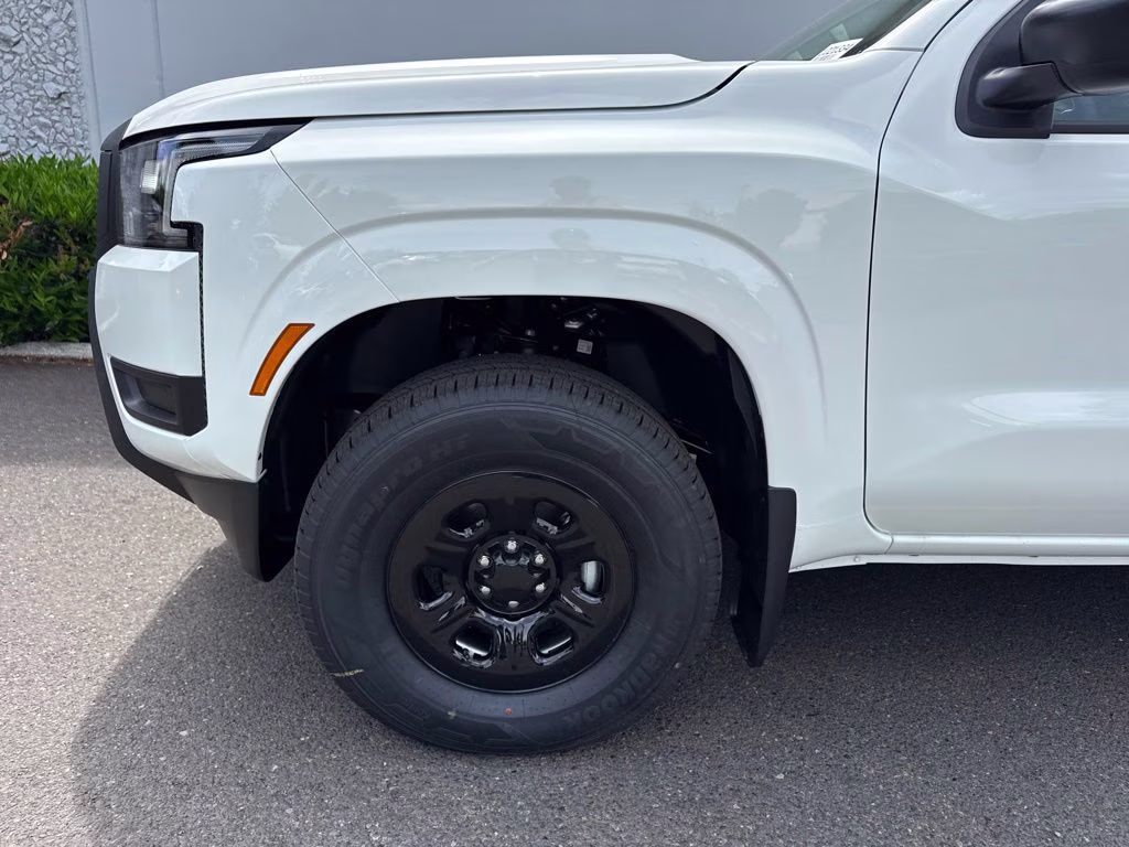 2026 Glacier White Nissan Frontier S 4X4 Truck