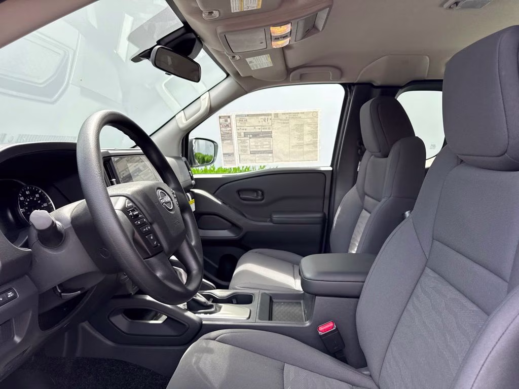 2026 Glacier White Nissan Frontier S 4X4 Truck