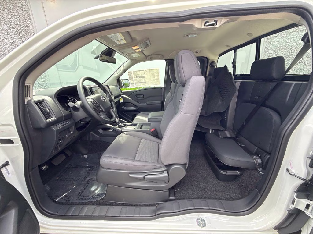 2026 Glacier White Nissan Frontier S 4X4 Truck