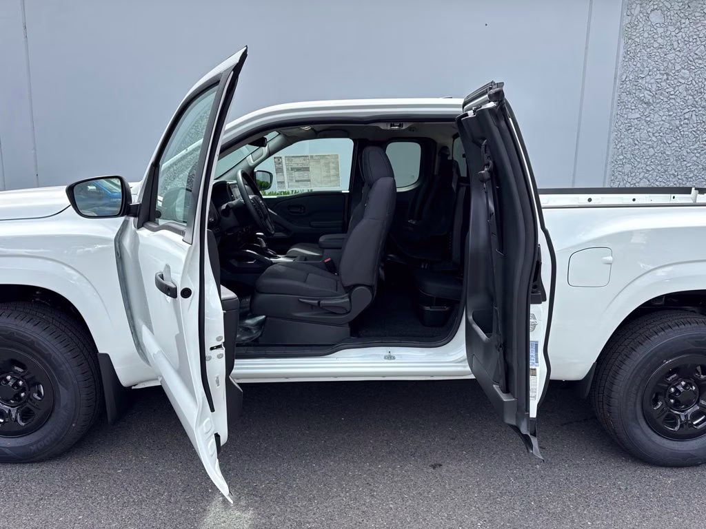 2026 Glacier White Nissan Frontier S 4X4 Truck