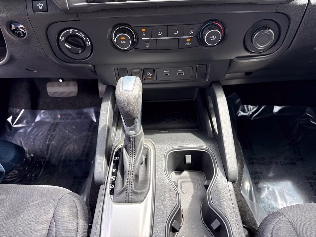 2026 Glacier White Nissan Frontier S 4X4 Truck