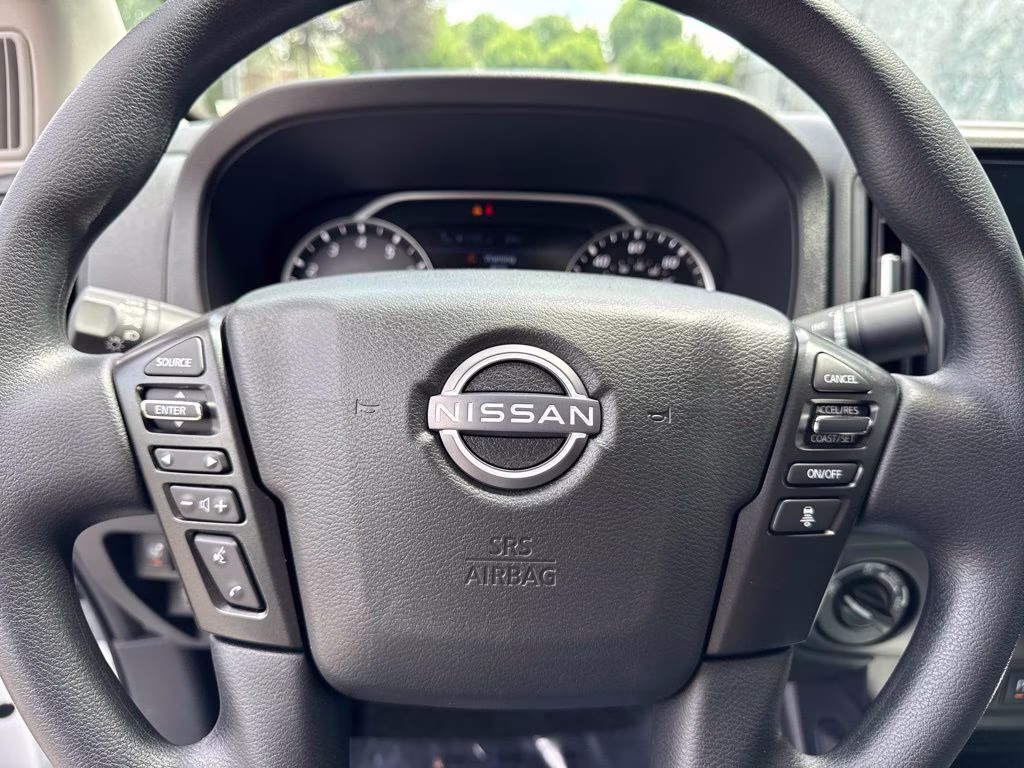 2026 Glacier White Nissan Frontier S 4X4 Truck