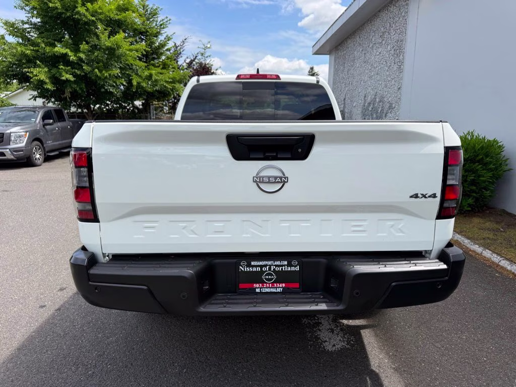 2026 Glacier White Nissan Frontier S 4X4 Truck