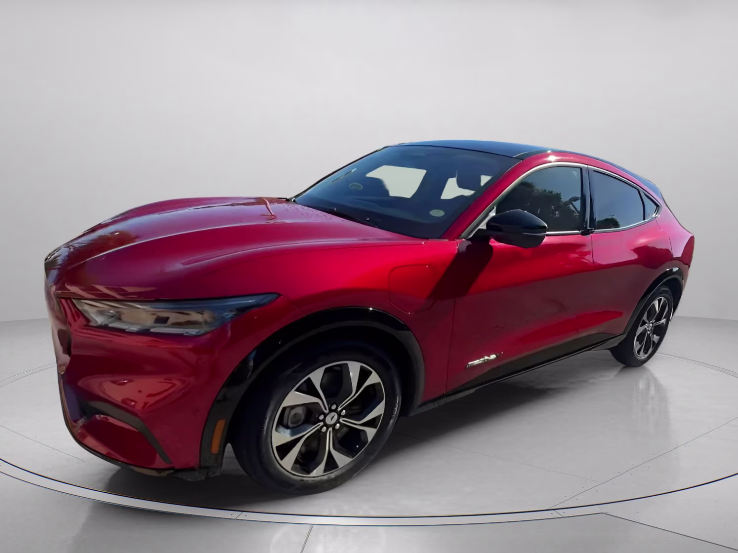 2023 Rapid Red Metallic Tinted Clearcoat Ford Mustang Mach-E Premium AWD SUV