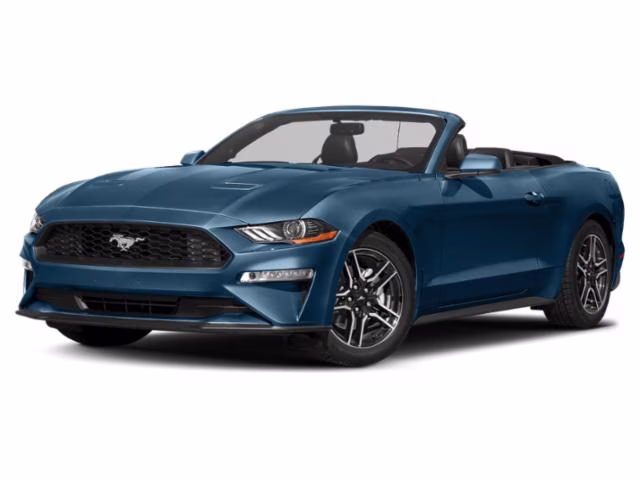 2018 Lightning Blue Metallic Ford Mustang EcoBoost Premium RWD Convertible