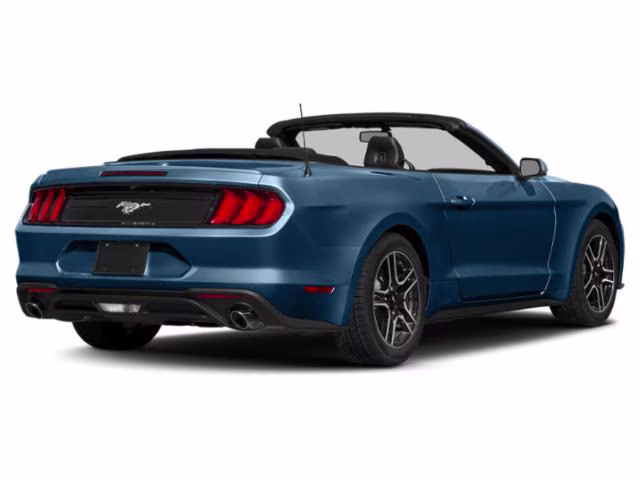 2018 Lightning Blue Metallic Ford Mustang EcoBoost Premium RWD Convertible