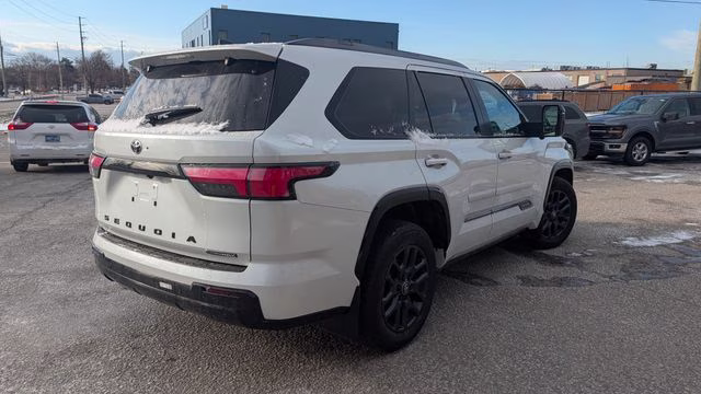 2025 White Toyota Sequoia Platinum 4X4 SUV