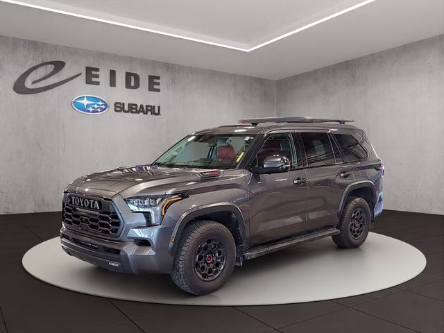 2023 Magnetic Gray Metallic Toyota Sequoia TRD Pro 4X4 SUV