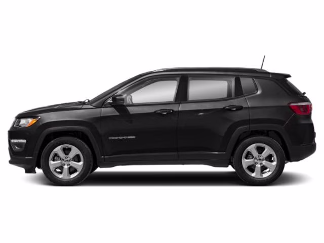 2019 Diamond Black Crystal Pearlcoat Jeep Compass Latitude 4X4 SUV