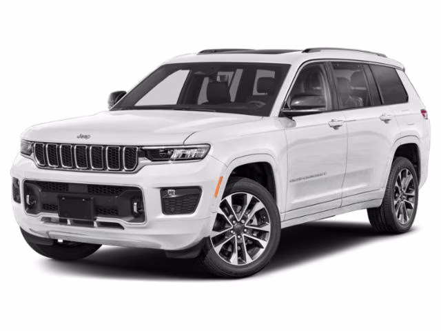 2023 Bright White Clearcoat Jeep Grand Cherokee L Overland 4X4 SUV