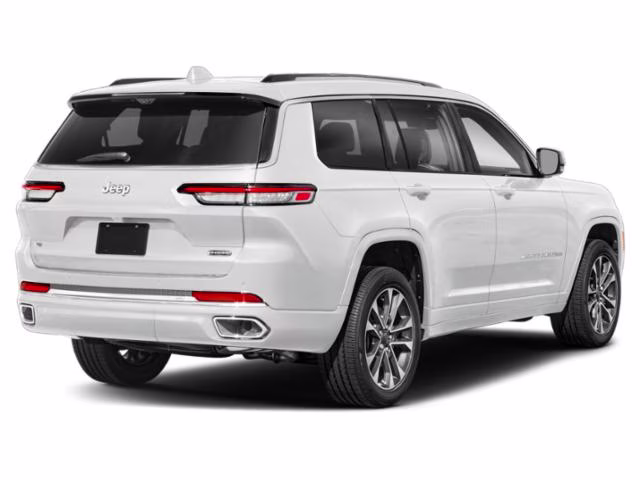 2023 Bright White Clearcoat Jeep Grand Cherokee L Overland 4X4 SUV