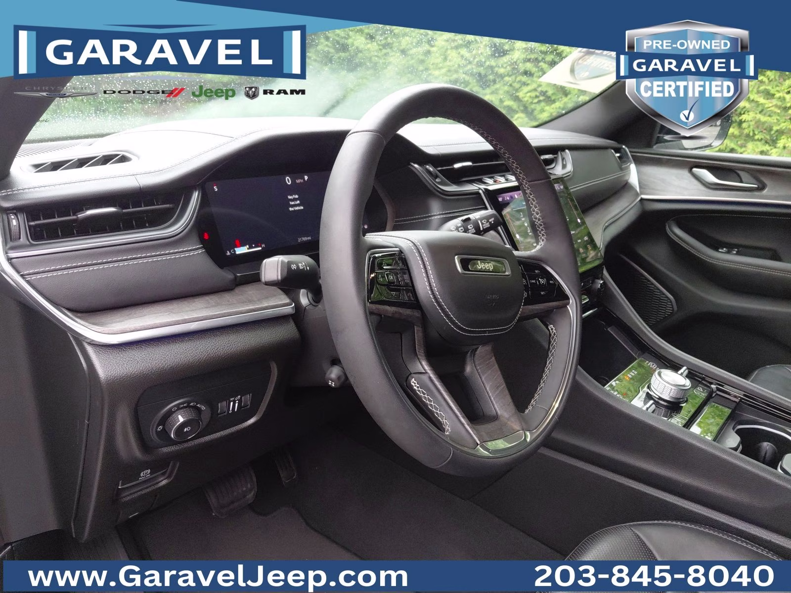 2023 Bright White Clearcoat Jeep Grand Cherokee L Overland 4X4 SUV