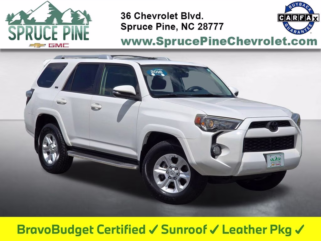 2016 Super White Toyota 4Runner SR5 Premium RWD SUV