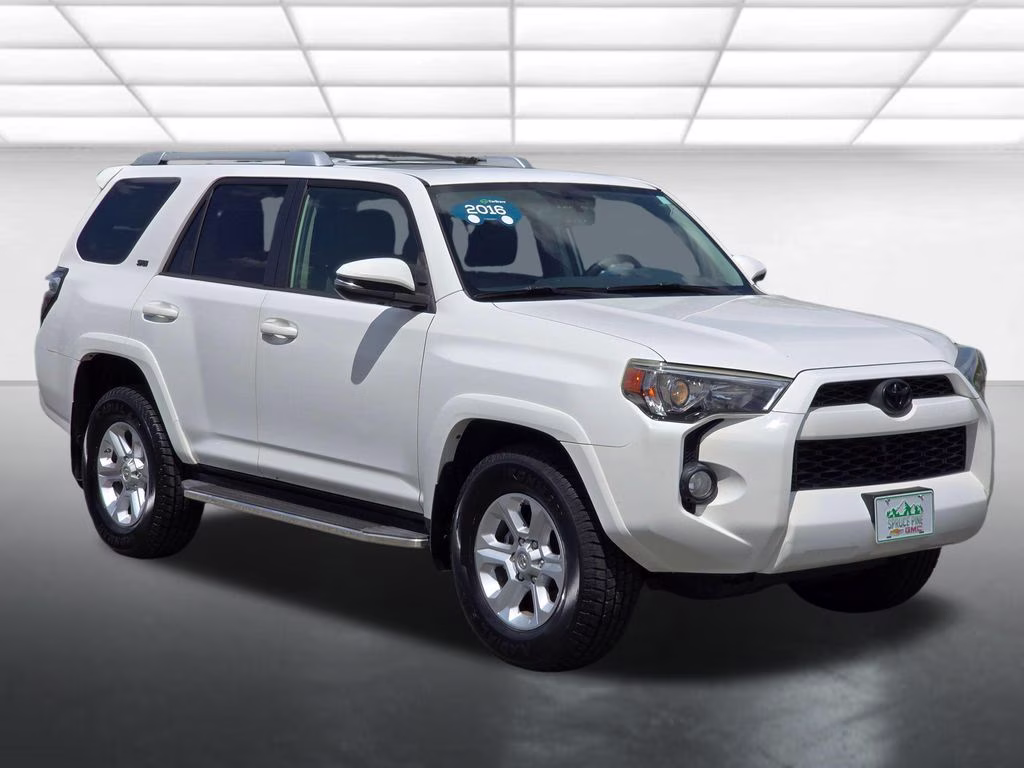2016 Super White Toyota 4Runner SR5 Premium RWD SUV