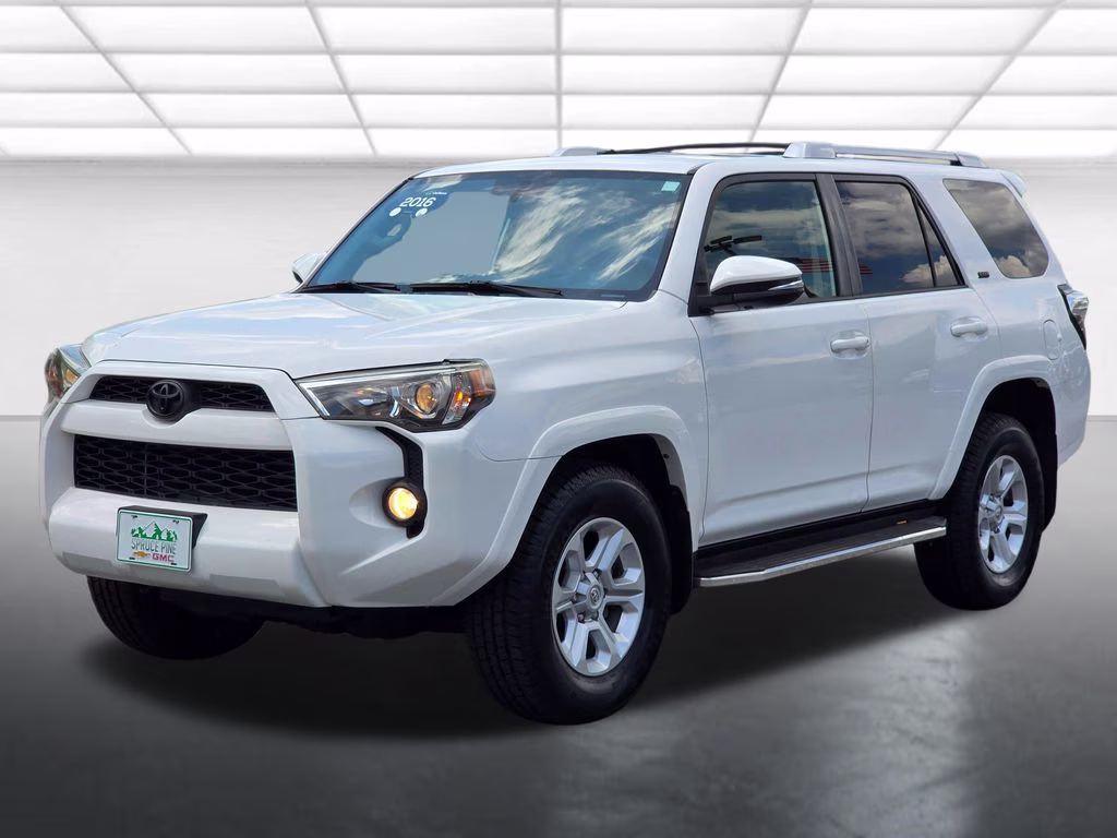 2016 Super White Toyota 4Runner SR5 Premium RWD SUV