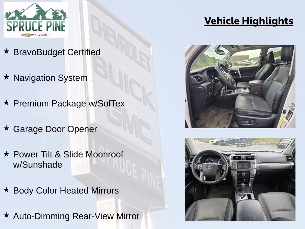 2016 Super White Toyota 4Runner SR5 Premium RWD SUV