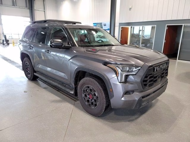 2023 Magnetic Gray Metallic Toyota Sequoia TRD Pro 4X4 SUV
