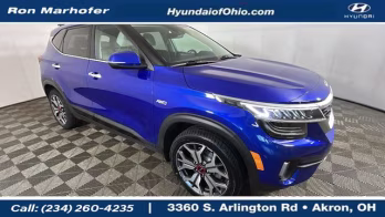 2022 Blue Kia Seltos SX AWD SUV