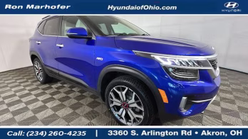 2022 Blue Kia Seltos SX AWD SUV