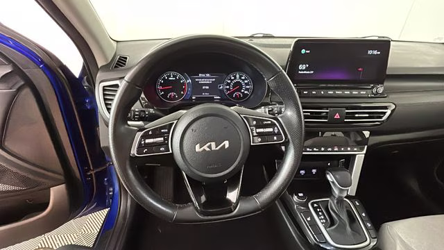 2022 Blue Kia Seltos SX AWD SUV