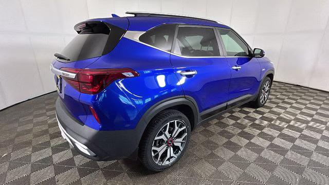 2022 Blue Kia Seltos SX AWD SUV