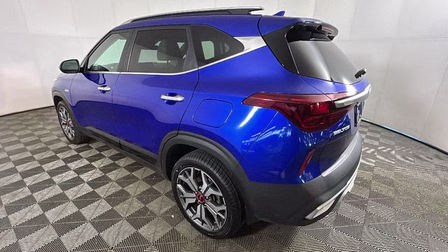 2022 Blue Kia Seltos SX AWD SUV