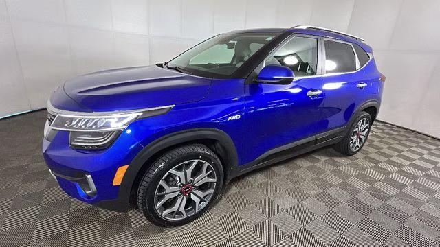 2022 Blue Kia Seltos SX AWD SUV