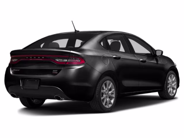 2015 Pitch Black Clearcoat Dodge Dart SXT FWD Sedan