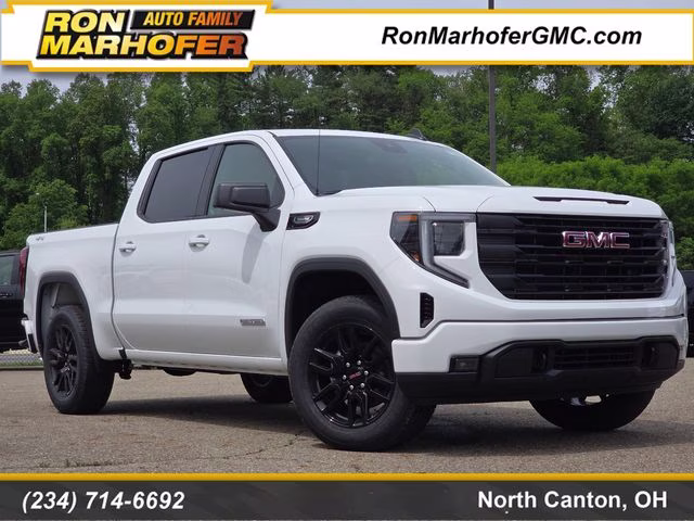 2026 Summit White GMC Sierra 1500 Elevation 4X4 Truck