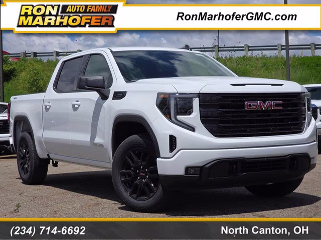 2026 Summit White GMC Sierra 1500 Elevation 4X4 Truck