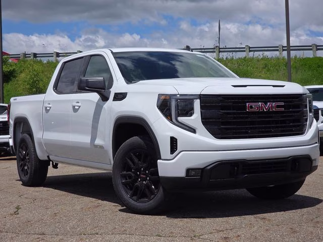 2026 Summit White GMC Sierra 1500 Elevation 4X4 Truck