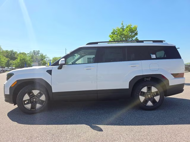 2026 Serenity White Hyundai Santa Fe Hybrid SEL FWD SUV