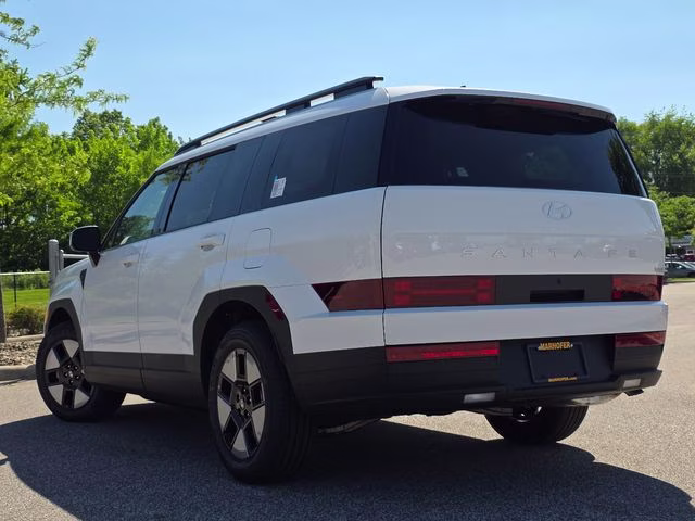 2026 Serenity White Hyundai Santa Fe Hybrid SEL FWD SUV