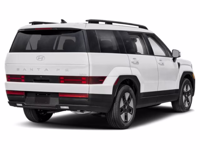 2026 Serenity White Hyundai Santa Fe Hybrid SEL FWD SUV