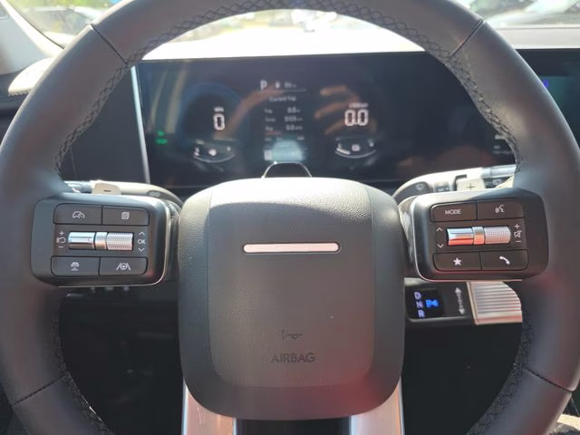 2026 Serenity White Hyundai Santa Fe Hybrid SEL FWD SUV
