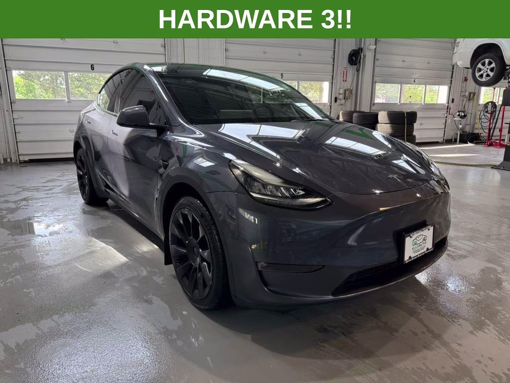 2021 Gray Tesla Model Y Long Range AWD SUV