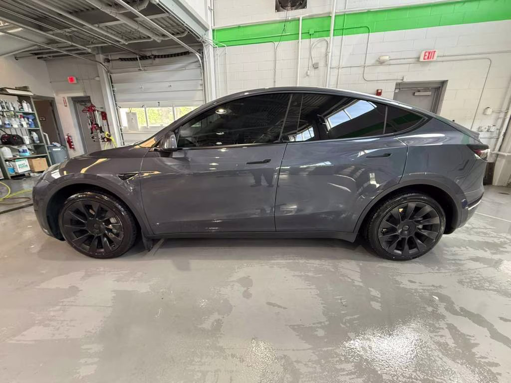 2021 Gray Tesla Model Y Long Range AWD SUV