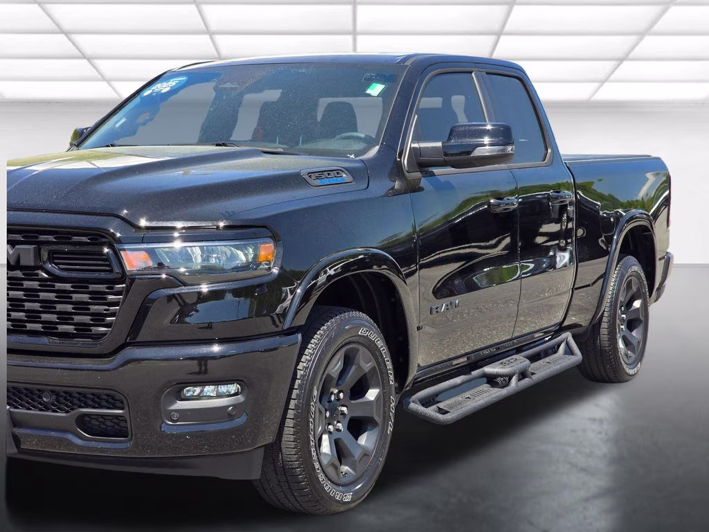 2025 Diamond Black Crystal Pearlcoat Ram 1500 Big Horn/Lone Star 4X4 Truck