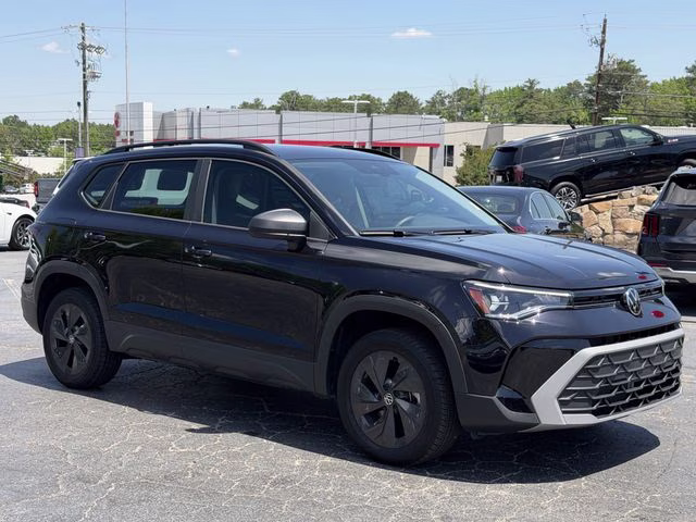 2025 Deep Black Volkswagen Taos 1.5T S FWD SUV