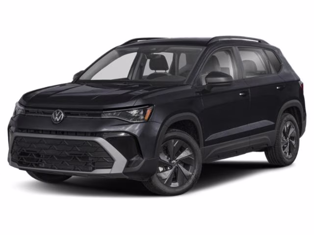 2025 Deep Black Volkswagen Taos 1.5T S FWD SUV