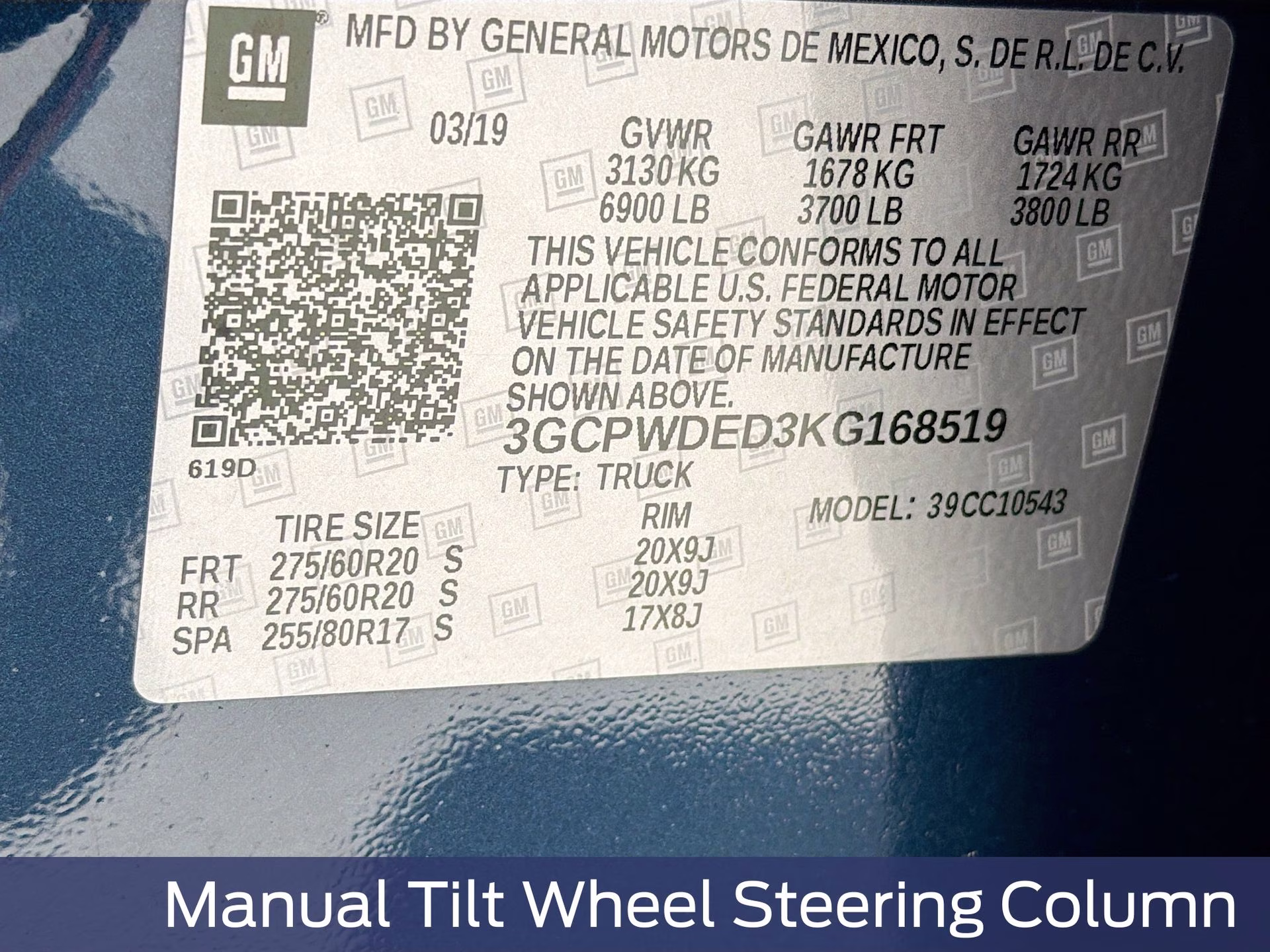 2019 Northsky Blue Metallic Chevrolet Silverado 1500 RST RWD Truck