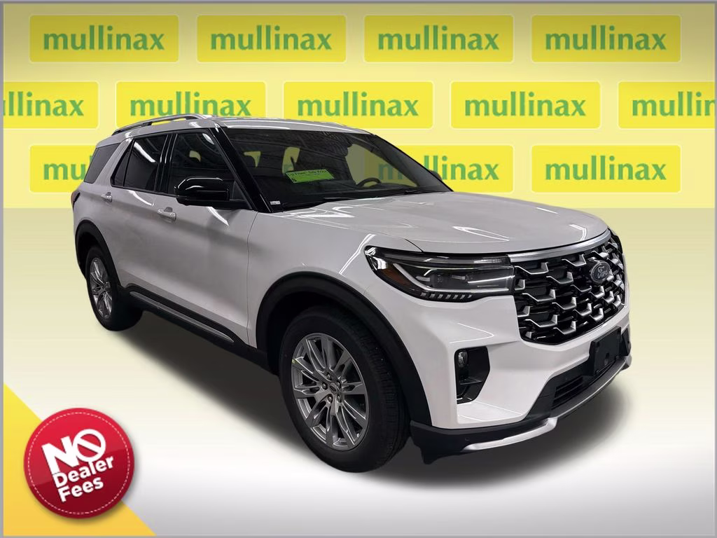 2026 STAR WHITE TRI-COAT Ford Explorer Platinum RWD SUV