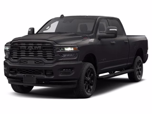 2026 Diamond Black Crystal Pearlcoat Ram 2500 Big Horn 4X4 Truck